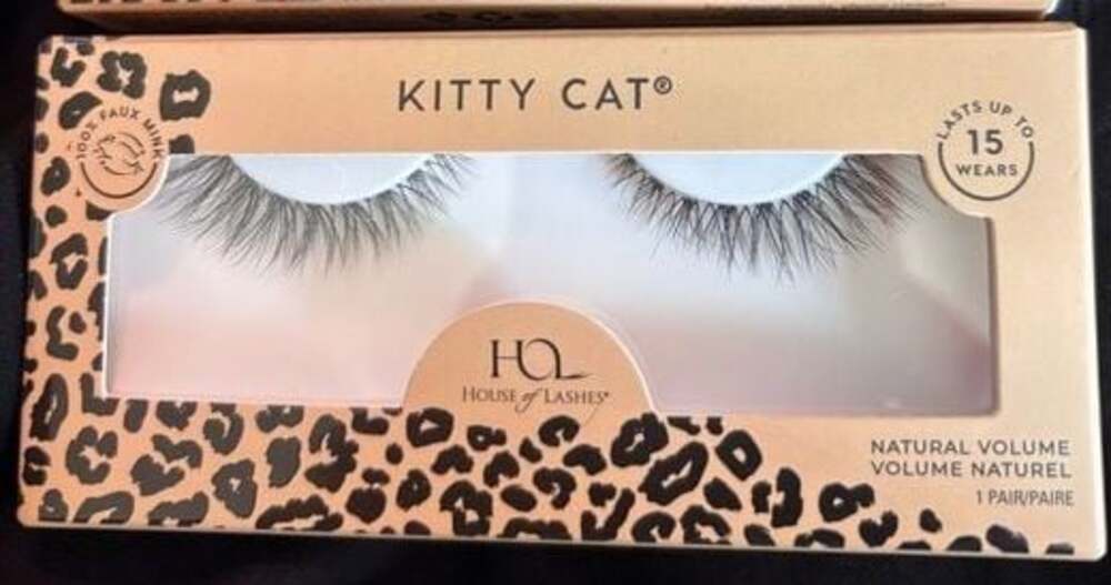 House of Lashes Kitty Cat Faux Silk False Lashes - Black/Brown